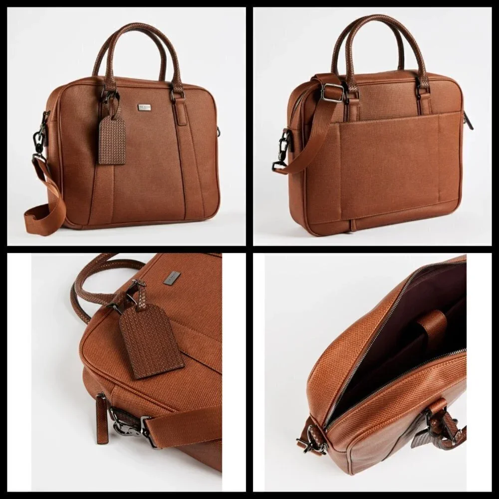 💕TED BAKER💕 Degrees Textured Laptop Briefcase